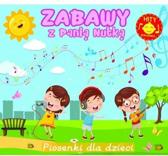 Zabawy z Panią Nutką. Piosenki dla dzieci - tantis.pl