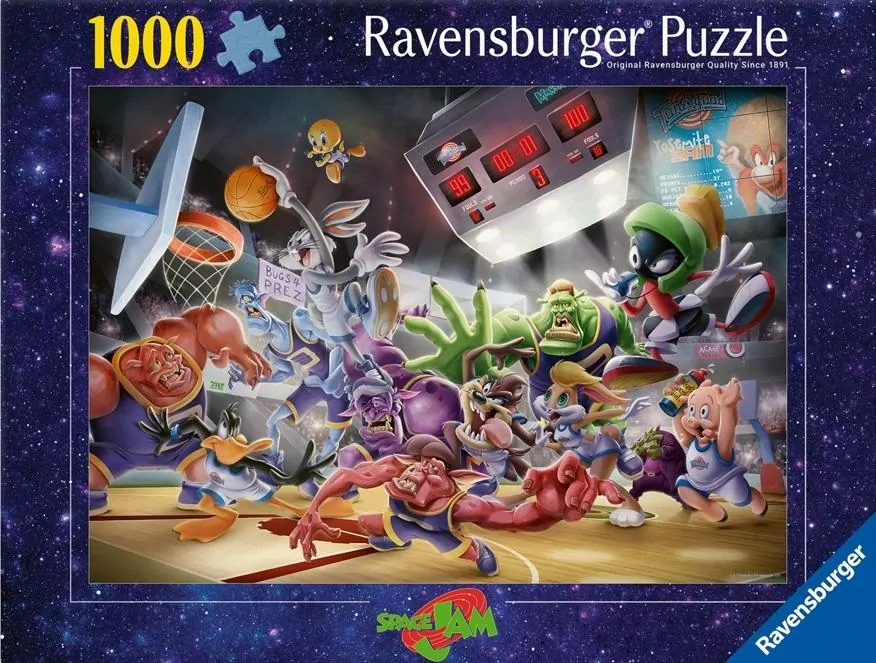 Puzzle 1000 Kosmiczny Mecz - tantis.pl