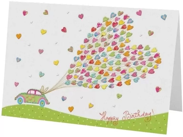 Karnet B6 + koperta MO4930X1-1 urodziny Samochód - tantis.pl