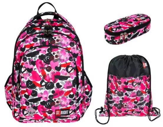 Zestaw Plecak, piórnik saszetka, worek na obuwie - tantis.pl