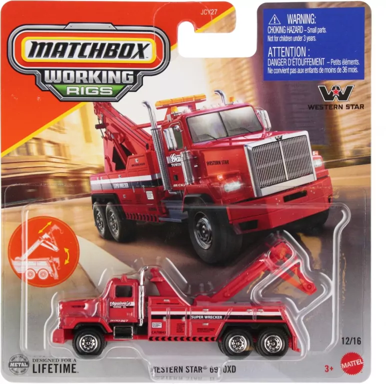Matchbox Working Rigs Ciężarówka mix - tantis.pl