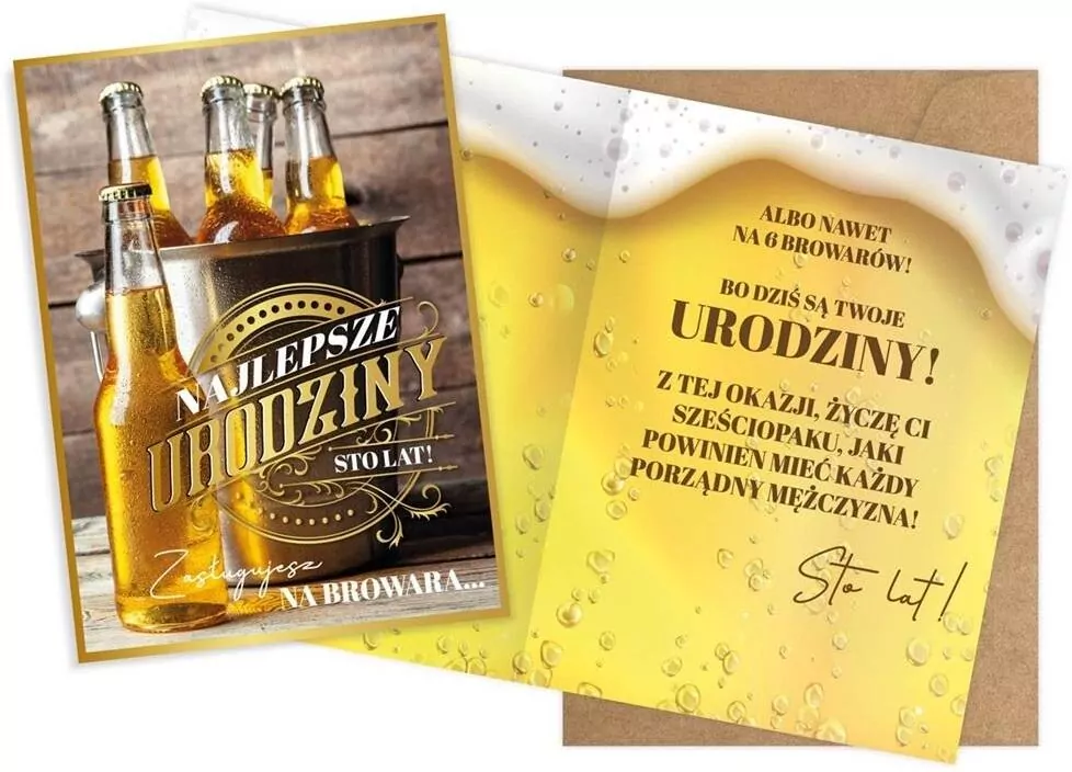 Karnet okolicznościowy. Urodziny. Kukartka - tantis.pl