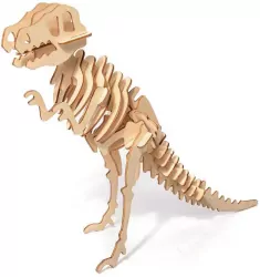 Puzzle drewniane. Model 3D. T-Rex