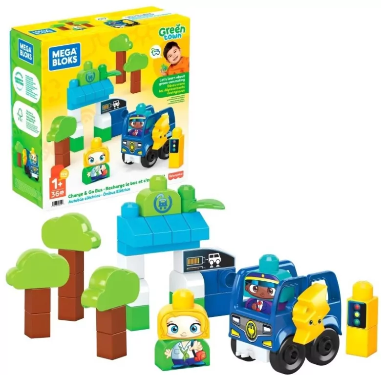 Mega Bloks Ekoautobus klocki - tantis.pl