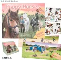 Zestaw kreatywny z naklejkami Happy Horses 13586A - tantis.pl