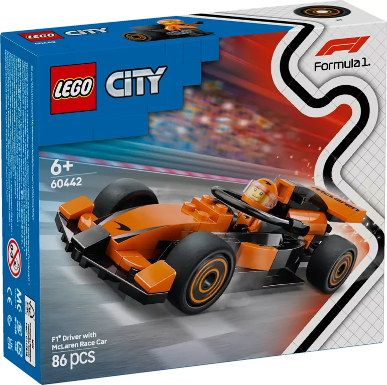 LEGO® F1® Kierowca i bolid McLaren 60442 - tantis.pl