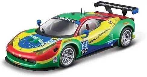 Ferrari 458 Italia GT3 2015 green 1:43 BBURAGO - tantis.pl