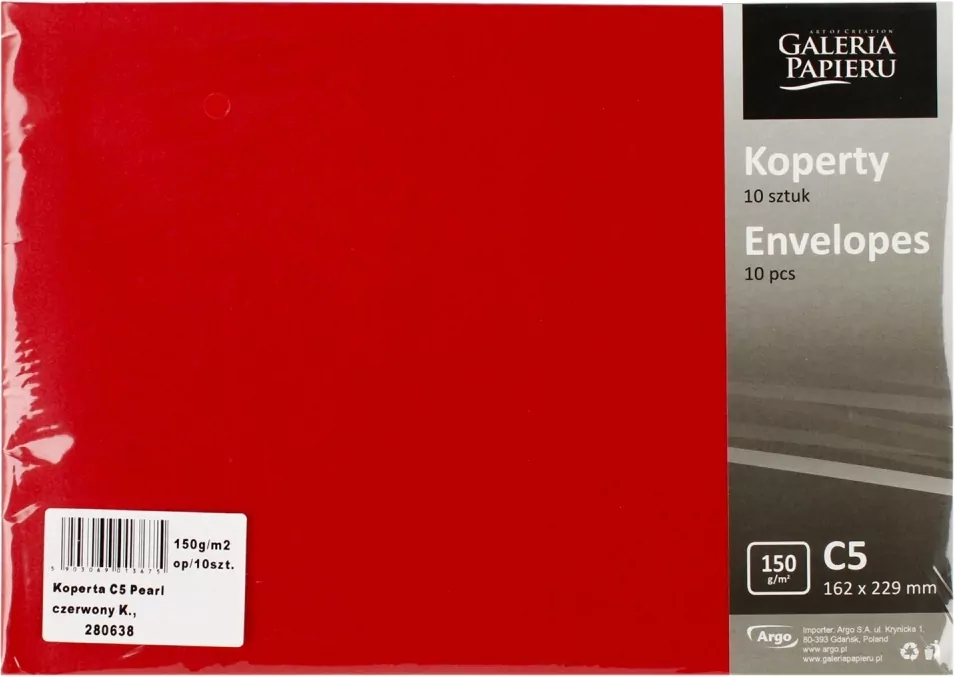 KOPERTA C5 NK CZE PEARL GAL PAP OP10SZT - tantis.pl