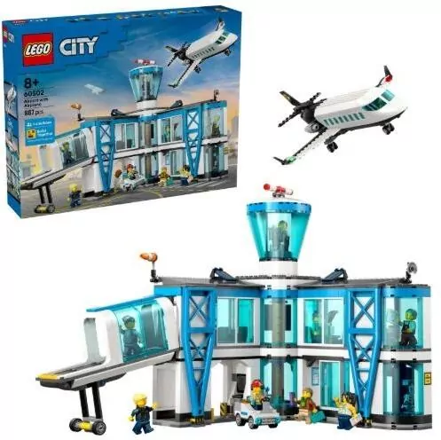 LEGO® City.  Lotnisko z samolotem 60502 - tantis.pl