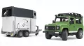 Land Rover z przyczepą i figurką konia - tantis.pl