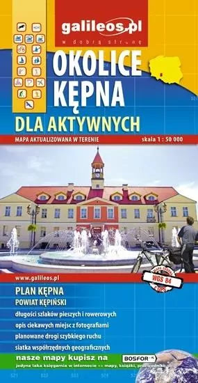 Mapa dla aktywnych - Okolice Kępna 1: 50 000 - tantis.pl