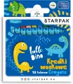 Kredki woskowe 12 kolorów Dino - tantis.pl