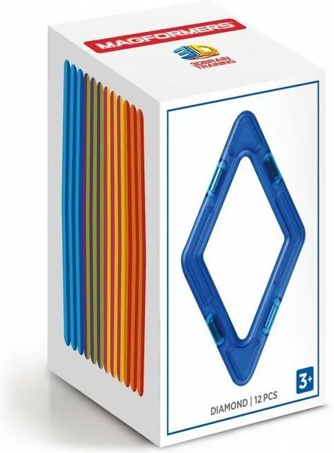 Klocki magnetyczne 3D. Romby. Magformers - tantis.pl