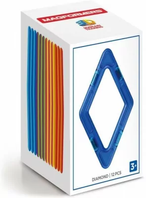 Klocki magnetyczne 3D. Romby. Magformers