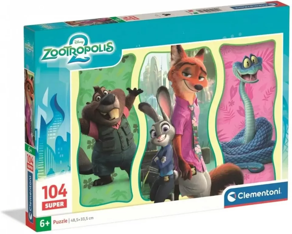 Puzzle 104 Super Zootopia 2 - tantis.pl