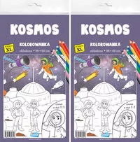 Kolorowanka XL. Kosmos 2szt/zgr - tantis.pl