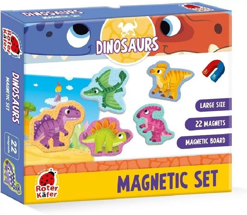 Zestaw magnesów. Dinozaury - tantis.pl