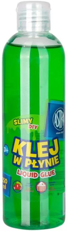 Klej w płynie 250ml. Transparentny zielony - tantis.pl