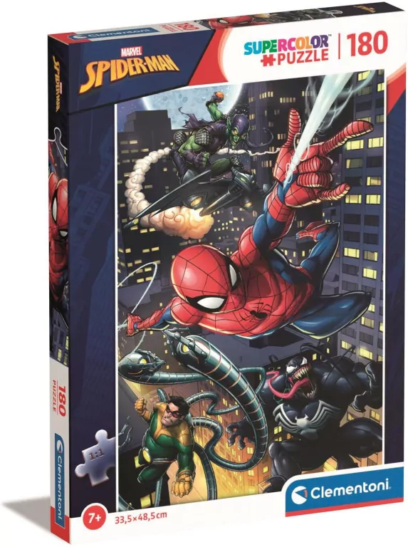 Puzzle 180. Super Kolor. Marvel Spider-Man. 29782 - tantis.pl