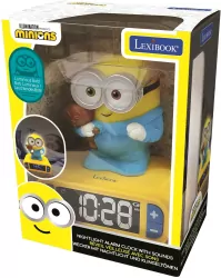 Budzik cyfrowy z lampką nocną i efektami dźwiękowymi. Minionki RL800DES