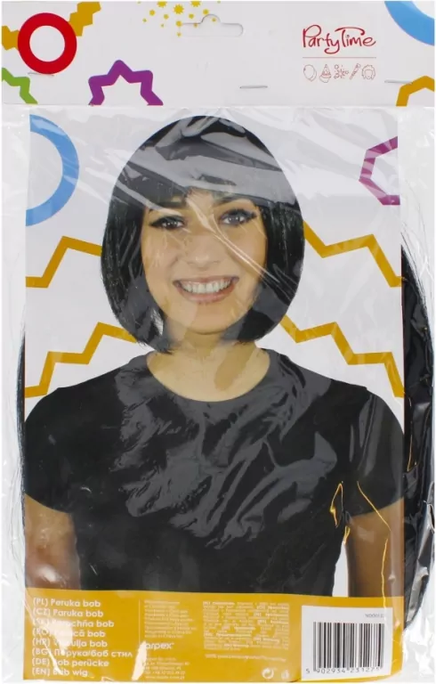 Peruka bob czarna - tantis.pl