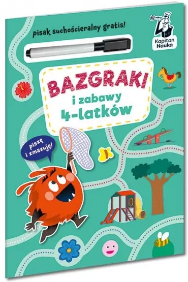 Kapitan Nauka Bazgraki i zabawy 4-latków - tantis.pl
