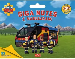 Strażak Sam. Giga notes z naklejkami TREFL