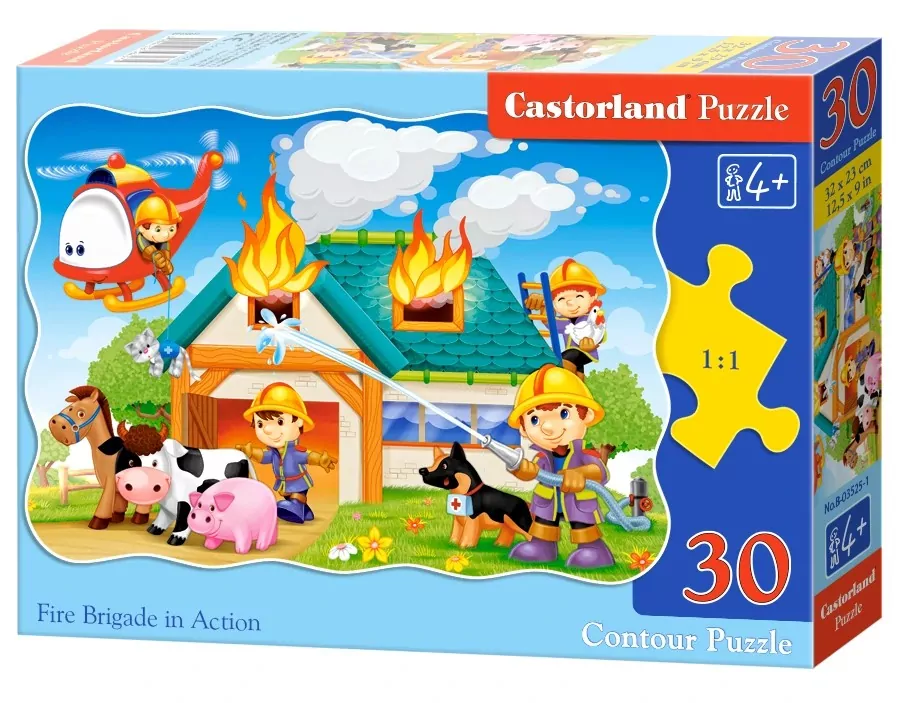 Puzzle 30. Strażacy w akcji - tantis.pl