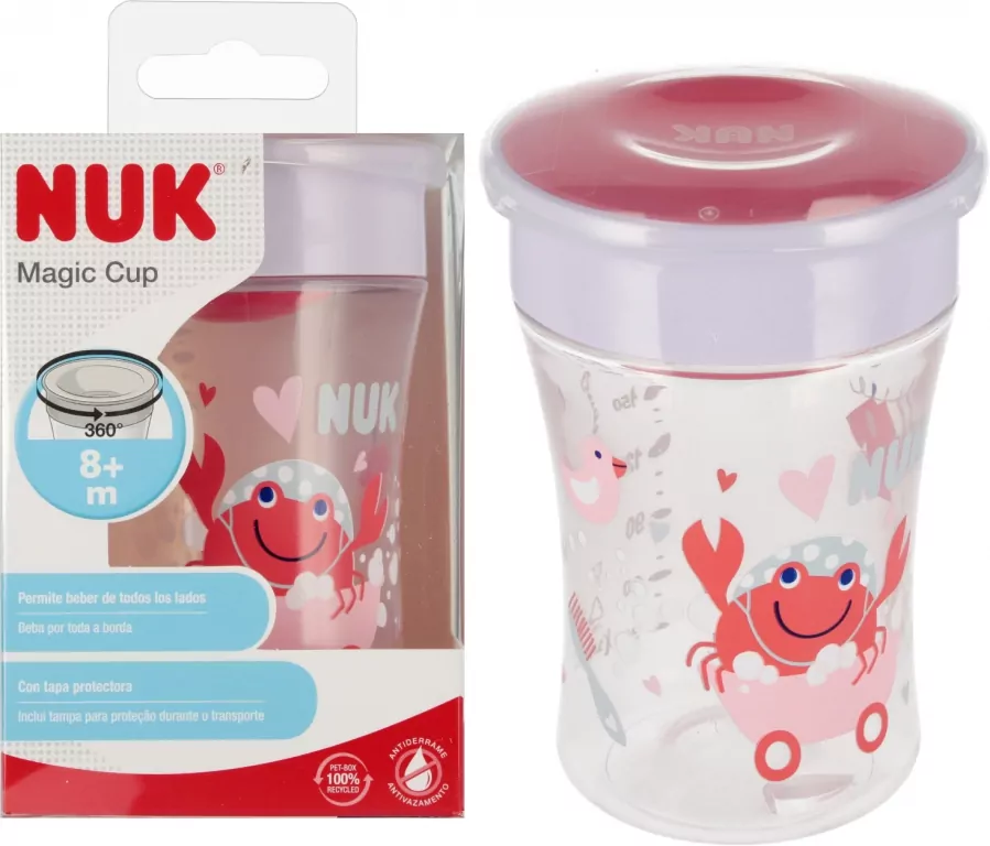 NUK. Magic. Kubek. 230 ml. Czerwony - tantis.pl