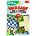 Warcaby 2w1 Lis i Gęsi. Rodzina Treflików - tantis.pl