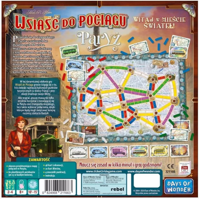 Wsiąść do Pociągu: Paryż - tantis.pl