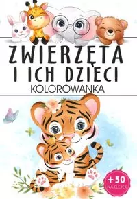Zwierzęta i ich dzieci. Kolorowanka - tantis.pl