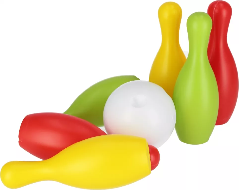 Kręgle plastikowe + akc. w pudełku NL021-1B MC - tantis.pl