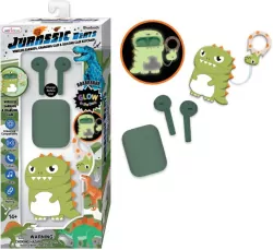 Słuchawki bezprzewowodwe z etui Donozaur