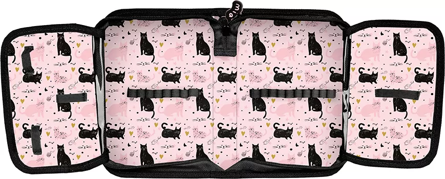 Piórnik bez wyposażenia Black Cat PP26BC-P001BW - tantis.pl