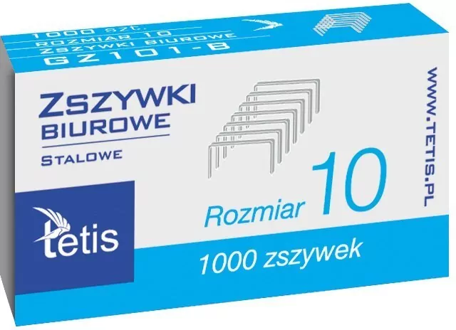 Zszywki biurowe, 1000 sztuk - tantis.pl
