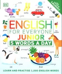English for Everyone Junior 5 Words a Day. Learn and Practise 1,000 English Words wer. angielska - tantis.pl