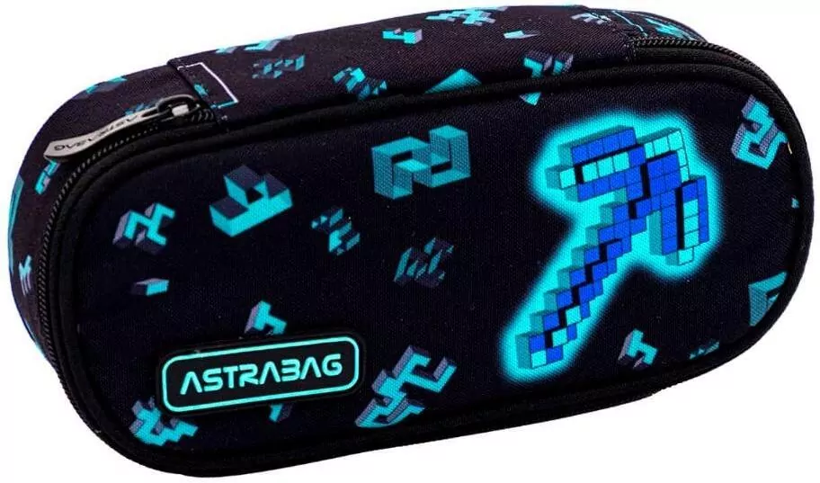 Piórnik Astrabag Dark Pixel AC6 - tantis.pl