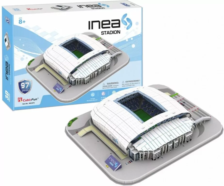 Puzzle 3D Stadion Inea w Poznaniu - tantis.pl