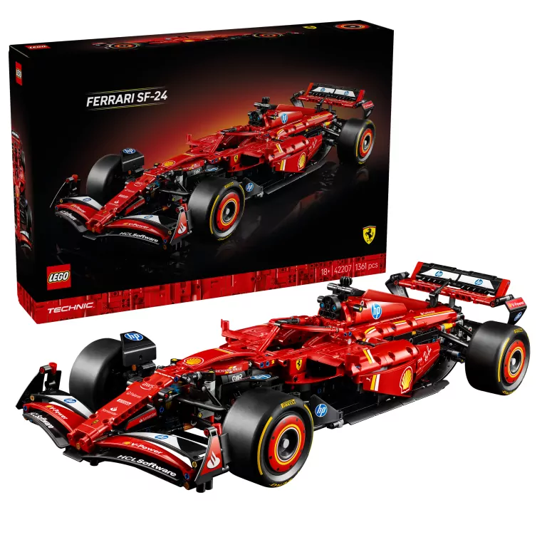 LEGO® Technic. Bolid F1 Ferrari SF-24 42207 - tantis.pl