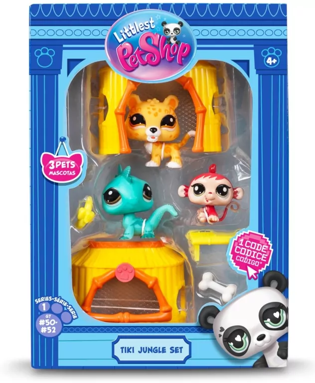 Littlest Pet Shop Zestaw Dżungla 3 figurki - tantis.pl