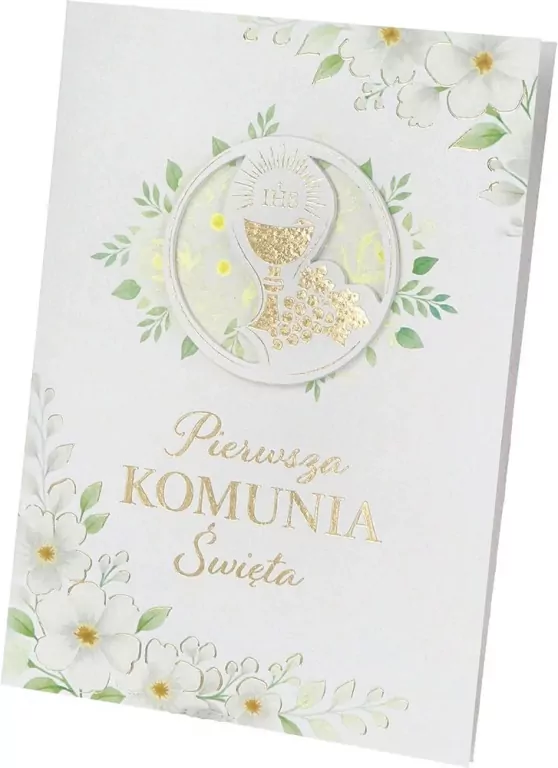 KARNET KOMUNIA B6 Z KOP ZLO NER A-029 FOL - tantis.pl