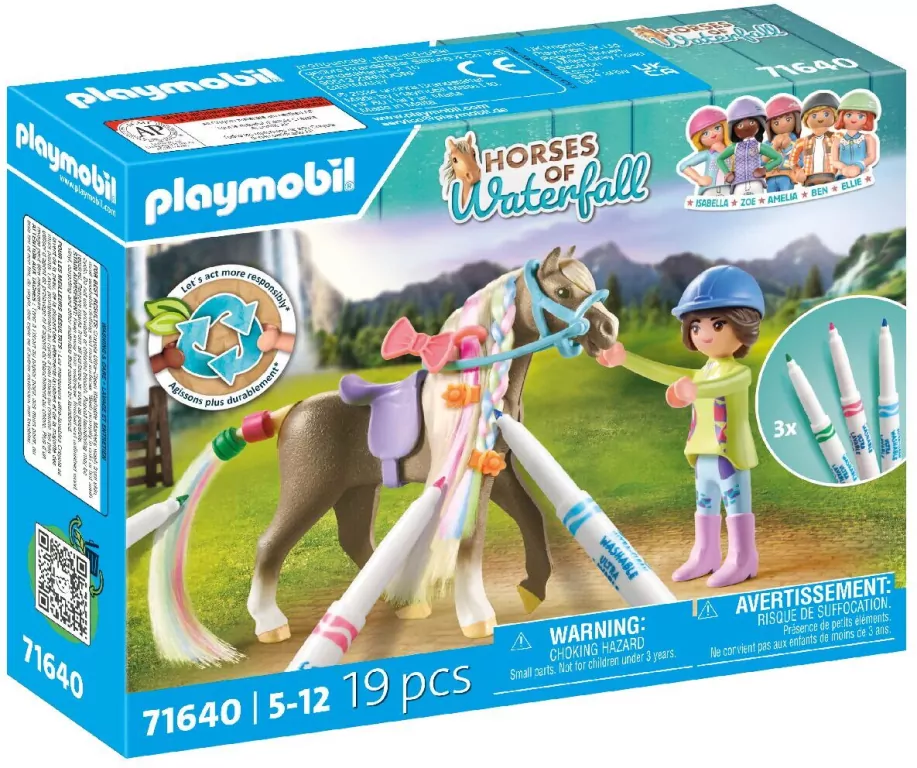 Playmobil Kreatywny zestaw z koniem i pisakami 71640 - tantis.pl
