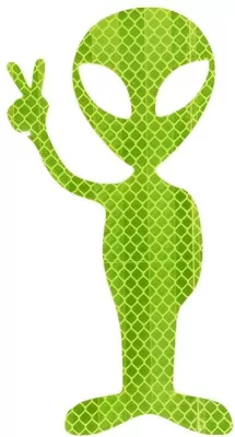 Naklejka odblaskowy UFOludek