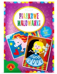 Piaskowe malowanki. Księżniczka i Jednorożec