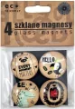 Szklane magnesy z kolorowym nadrukiem - tantis.pl