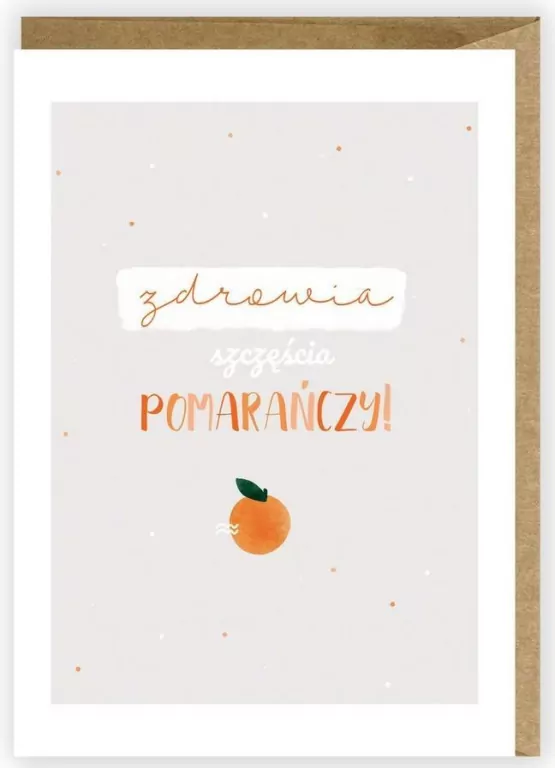 Kartka urodzinowa, eko koperta K013 - tantis.pl