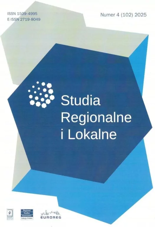 Studia Regionalne i Lokalne 4/2025 - tantis.pl