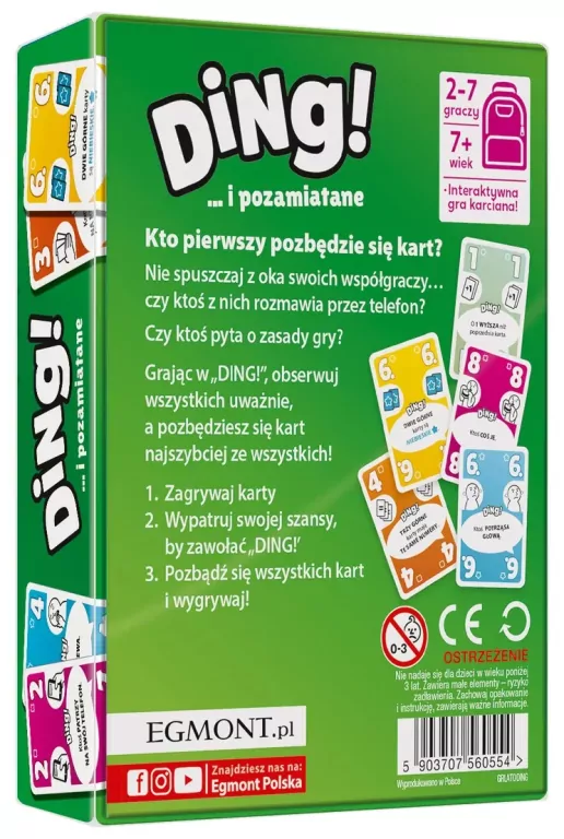 Ding!...i pozamiatane. Gry do plecaka - tantis.pl