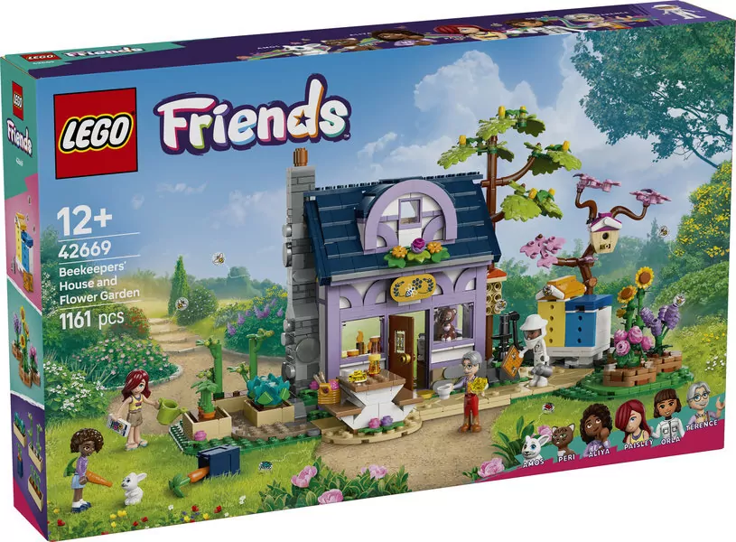 LEGO® Dom pszczelarzy i kwiatowy ogród 42669 - tantis.pl